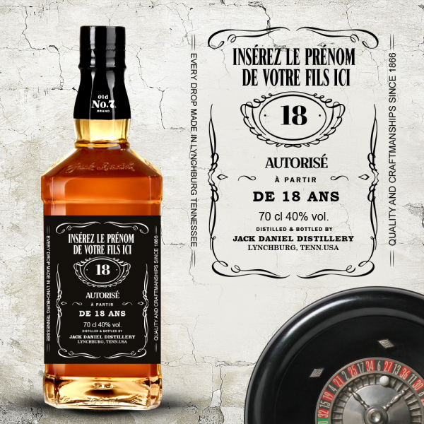 Celebre La Vie Jack Daniels Danniversaire Cadeaux Danniversaire Idees Originales Alcool Personnalise Solovelybox Fr