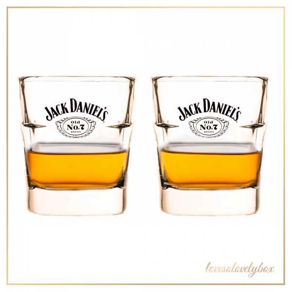 UN ENSEMBLE JACK DANIEL'S MON MARI - MA FORCE + VERRES - CADEAUX ORIGINAUX